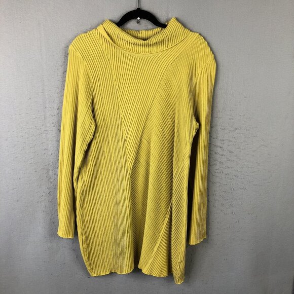 Fenini Sweater Womens Medium Textured Pullover Long Sleeve Made in USA C45692 - Picture 1 of 14